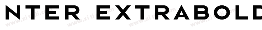 nter ExtraBold字体转换 nter ExtraBold字体转换
